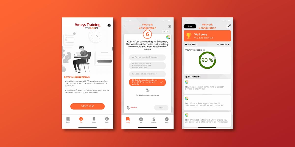 Revise IT app updated with 10.15 ACSP exam questions