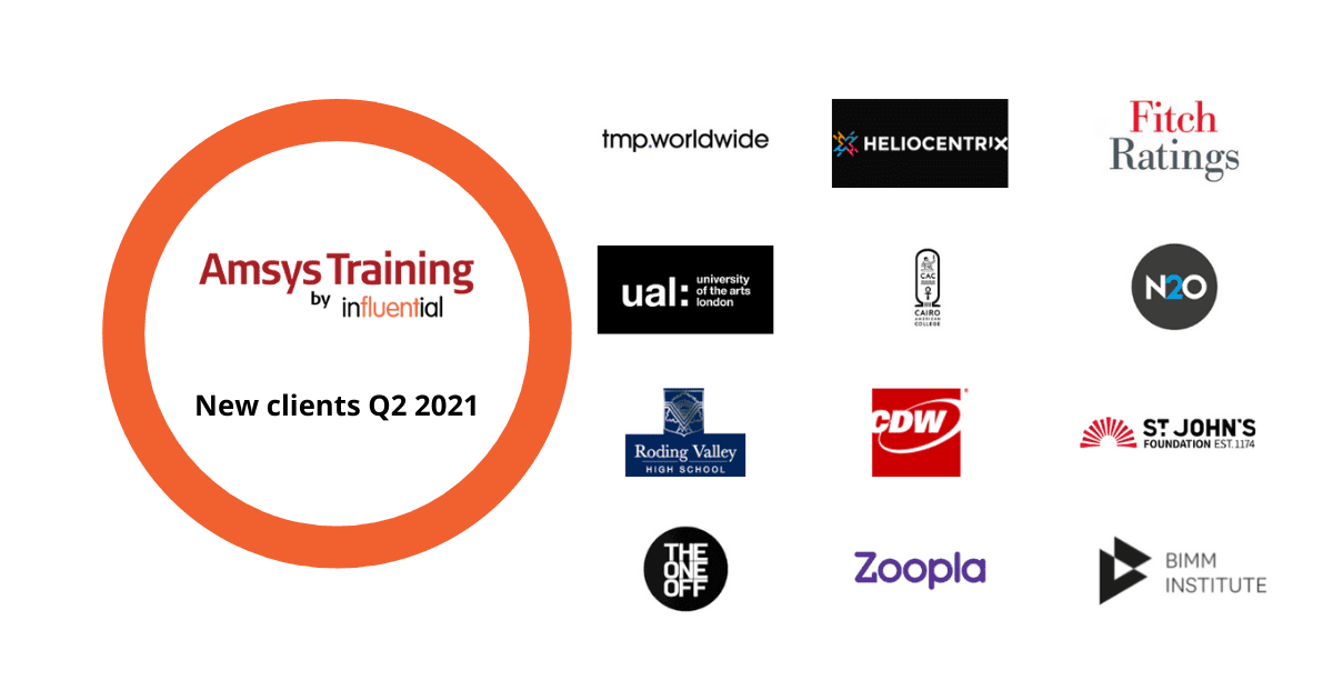 Our New Apple Training clients in Q2 2021