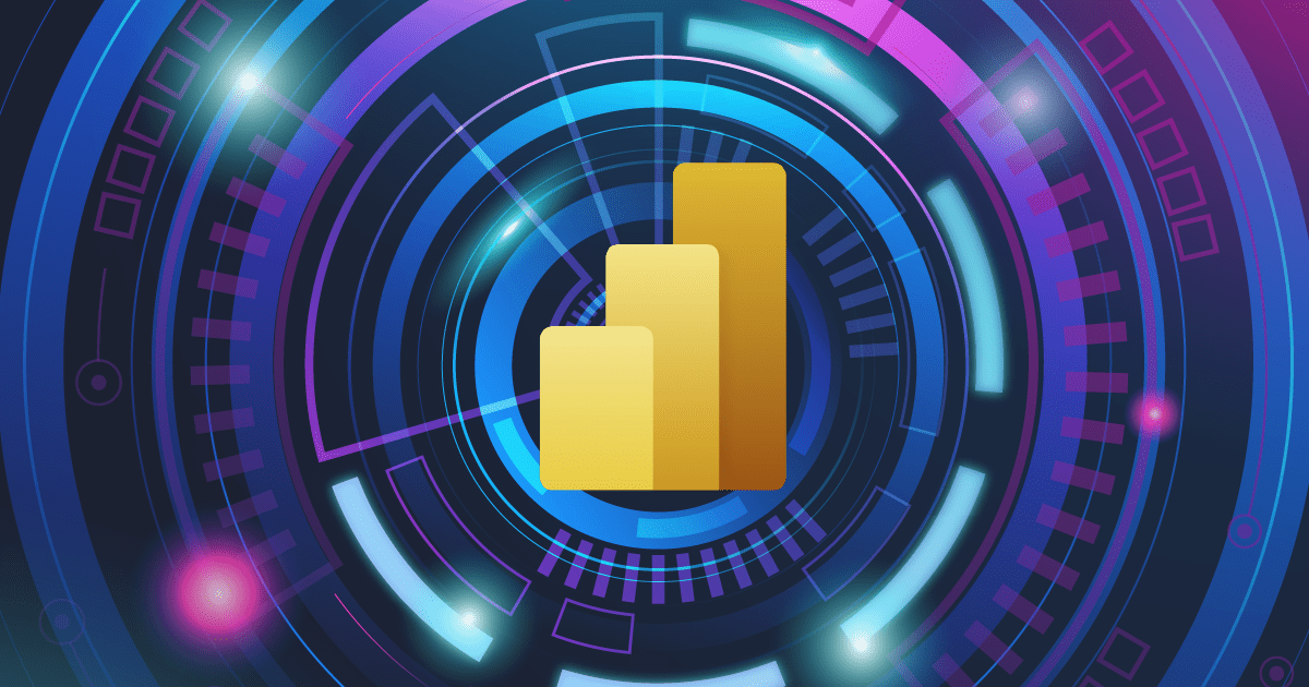 Gradient Technology with the Power BI logo overlayed