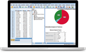IBM SPSS on a laptop