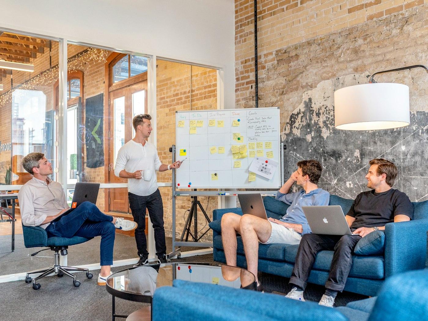 Marketing team planning a campaign