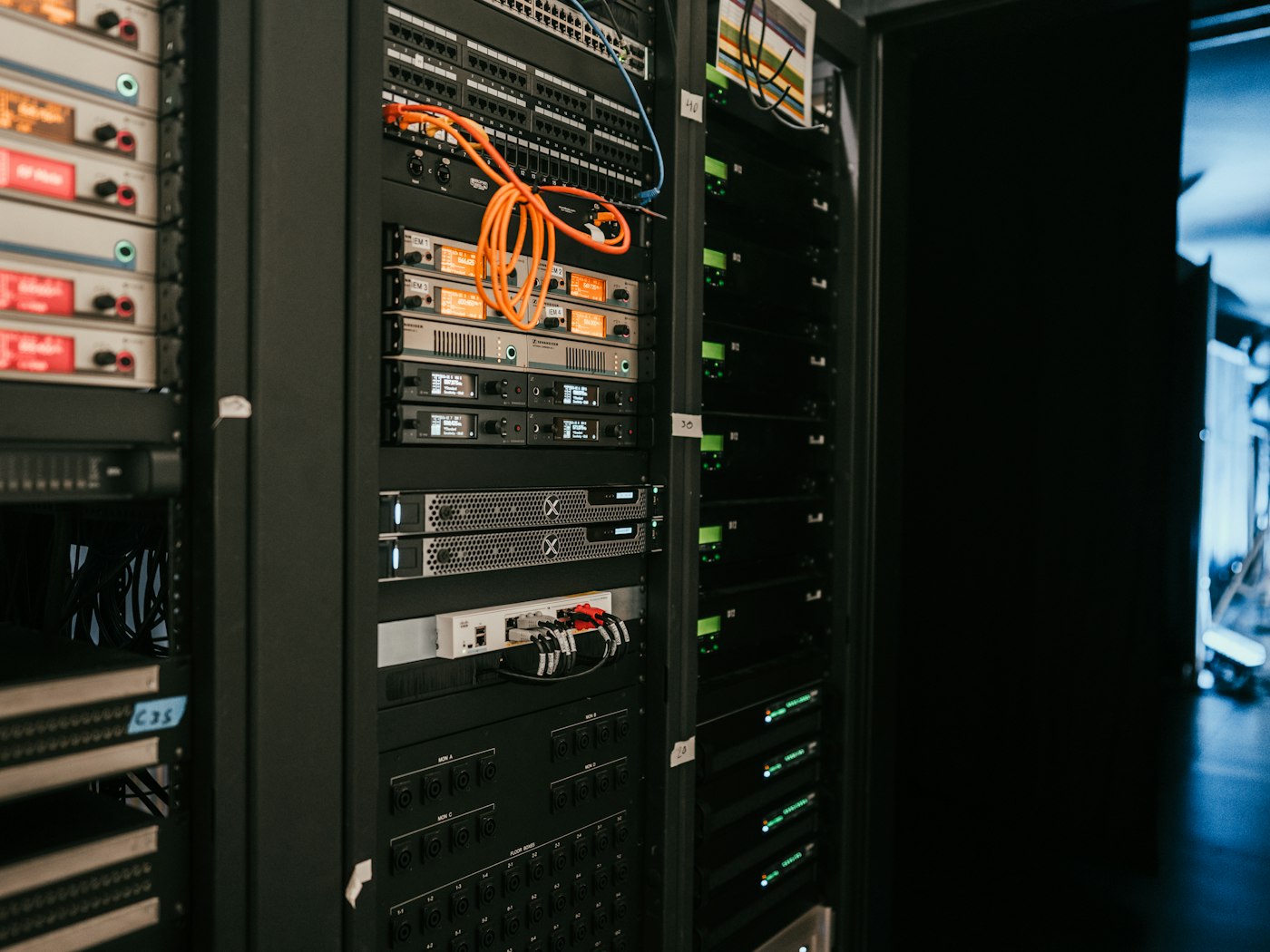 Server rack connecting on-premises data to the cloud